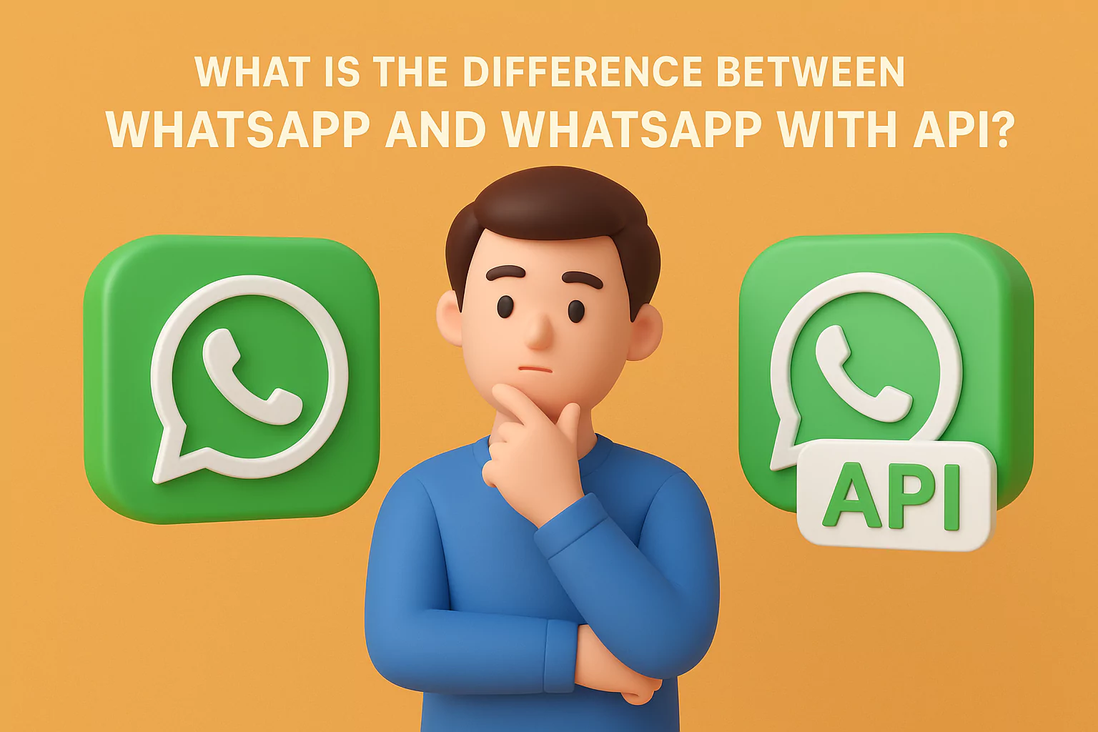 What is the Difference Between WhatsApp and WhatsApp with API?