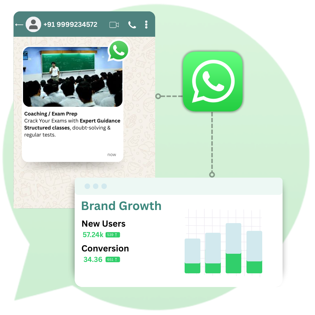 Bulk WhatsApp Marketing campaigns illustration